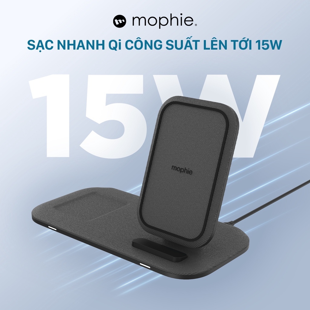 Đế sạc Mophie 2in1 Stand Plus