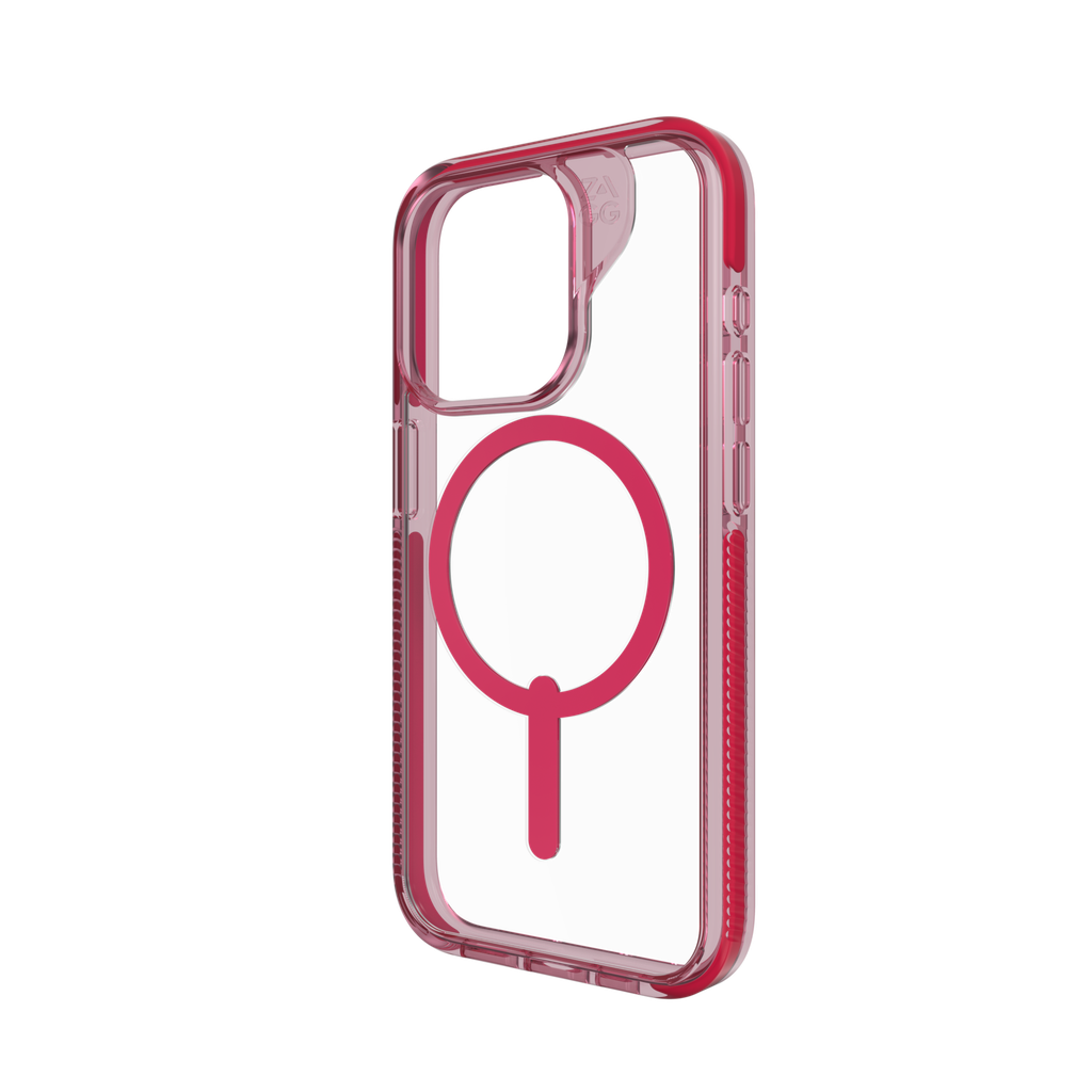Ốp lưng iPhone 15 Pro Max - ZAGG Santa Cruz Snap - Magenta