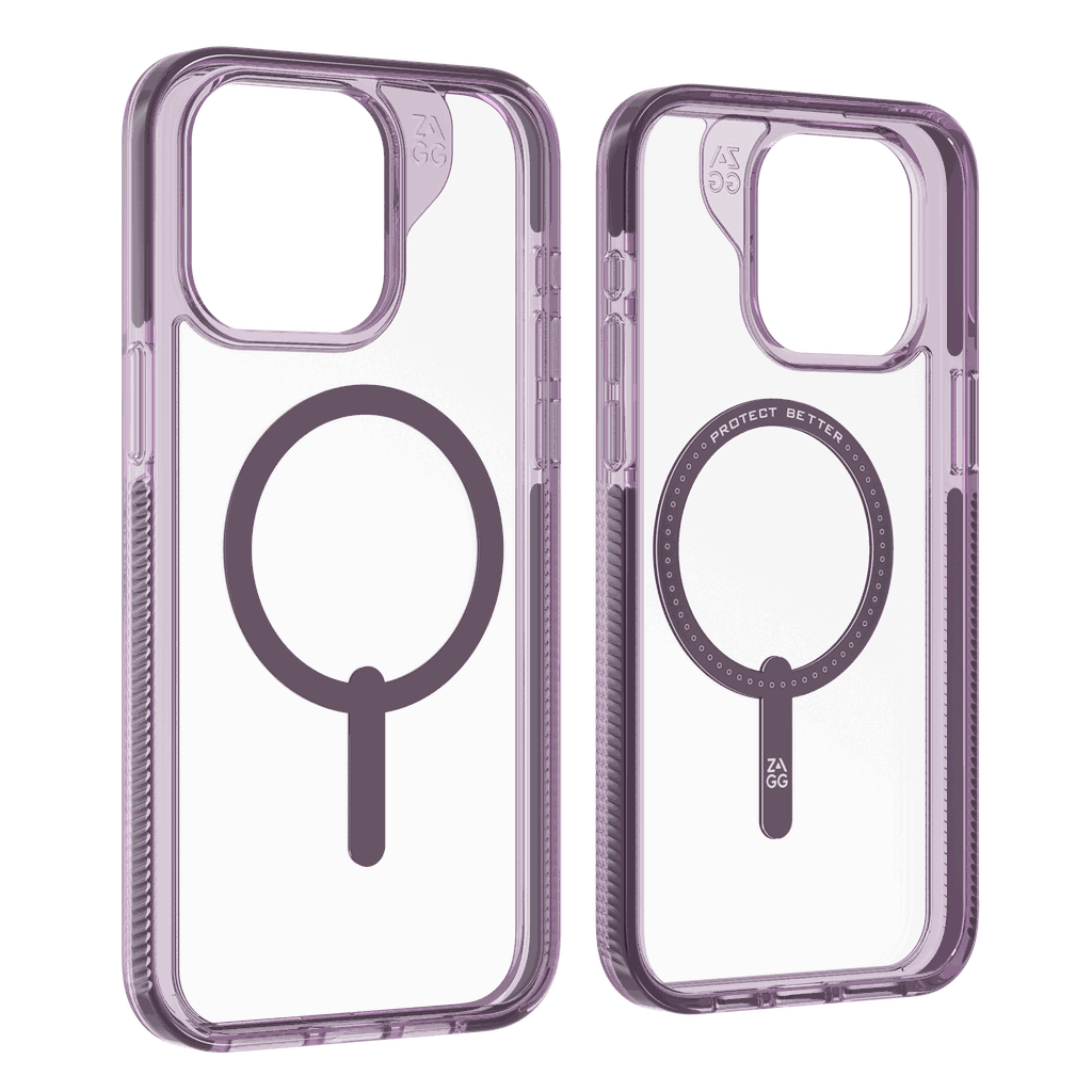 Ốp lưng iPhone 15 series - ZAGG Santa Cruz Snap - Purple