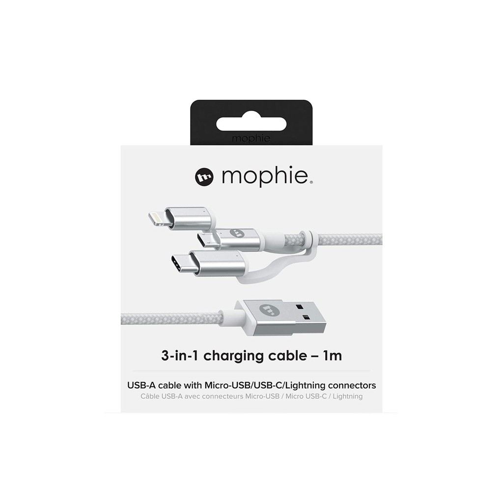 Cáp Tri-Trip Mophie 1M