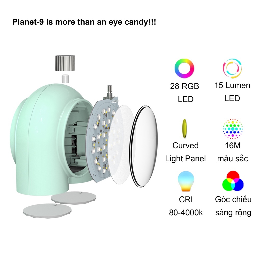 Đèn LED trang trí Divoom Planet-9