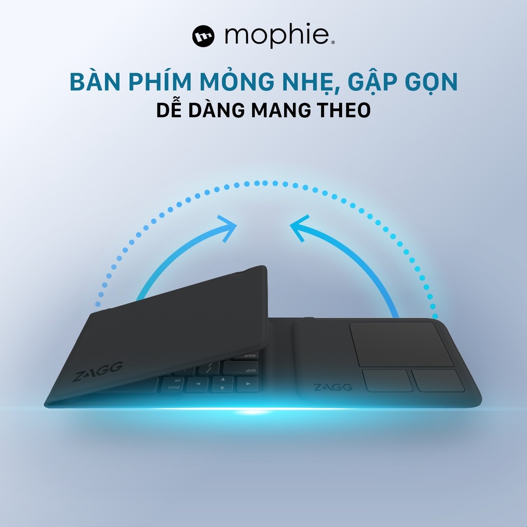 Bàn phím gấp 3 ZAGG Universal Keyboards - Tri Folding