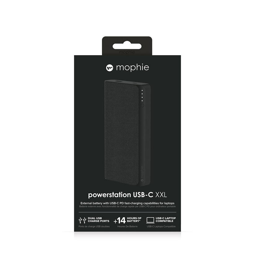 Sạc dự phòng Mophie Powerstation XXL 19,500mAh USB-C