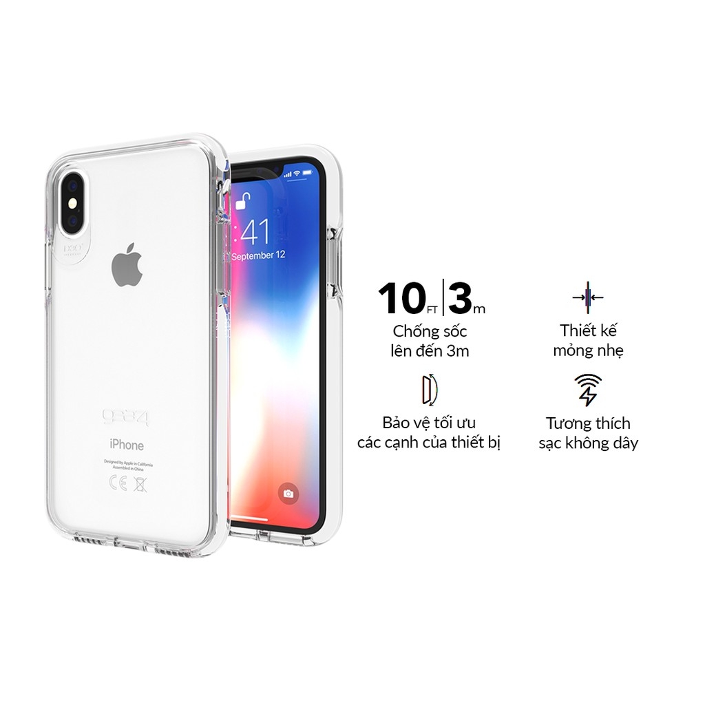 Ốp lưng iPhone X/Xs - Gear4 Piccadilly