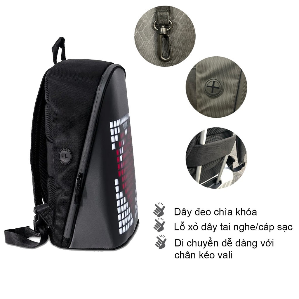 Balô Divoom Pixoo Backpack