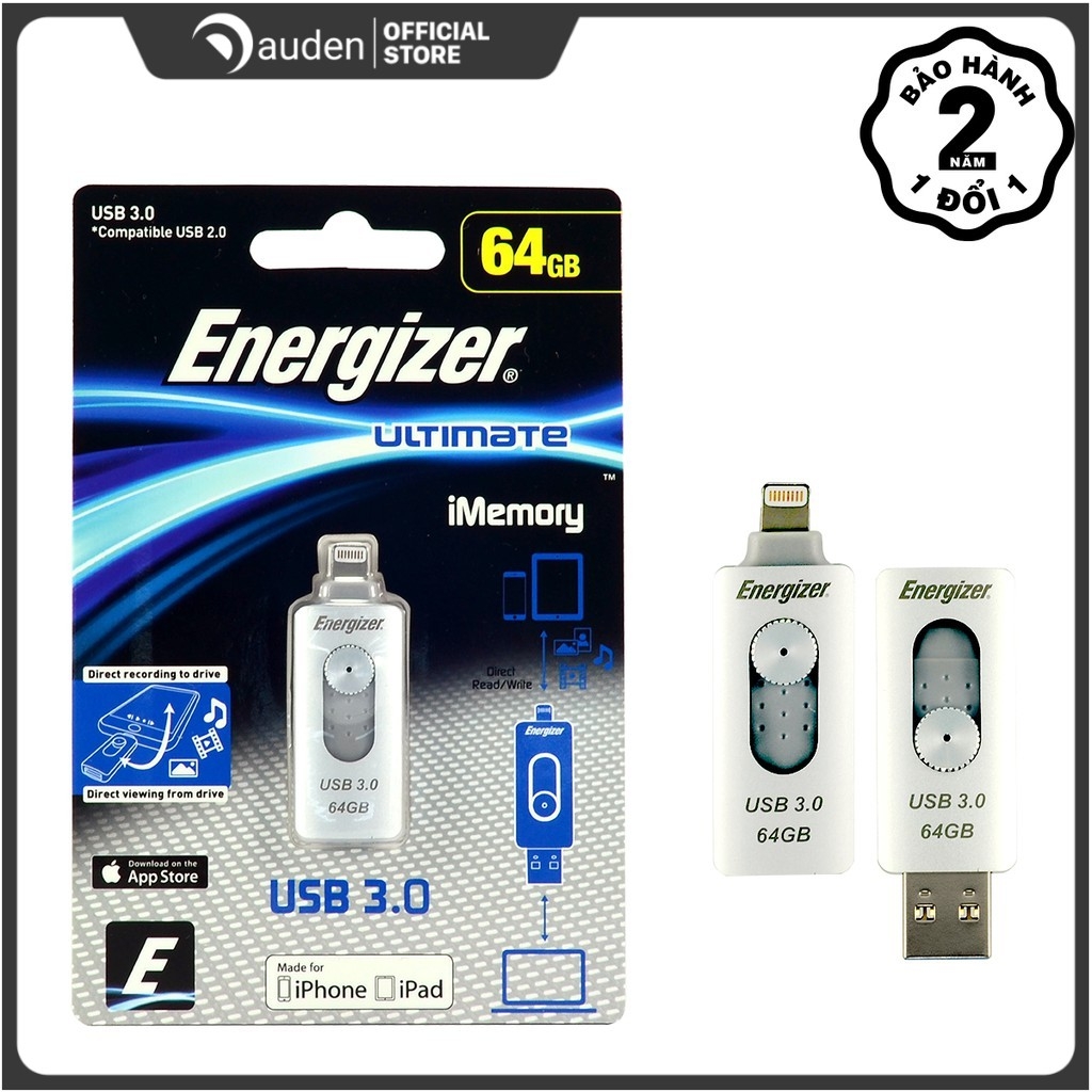 USB Energizer 64Gb Lightning OTG Ultimate - FOTL3U064R