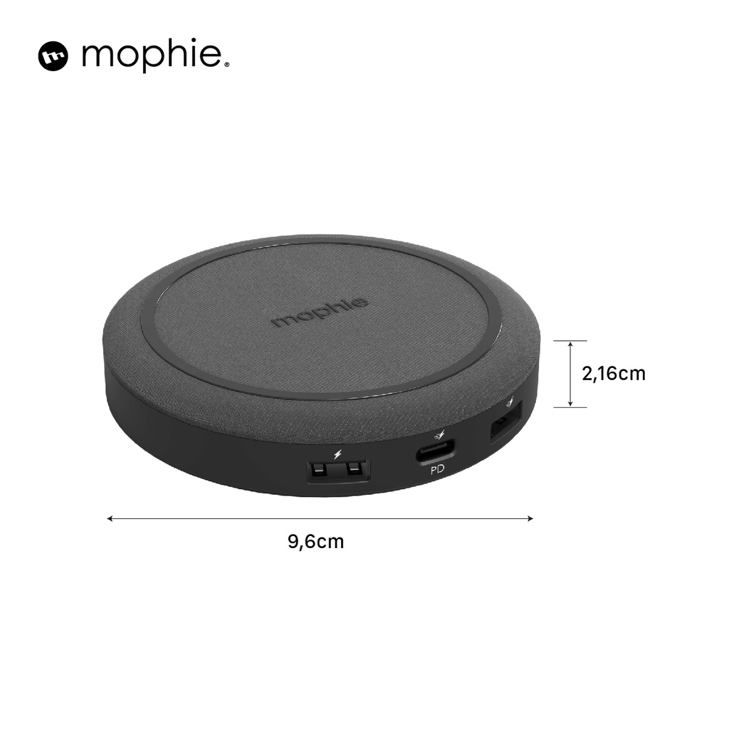 Bộ Hub sạc không dây đa năng Mophie