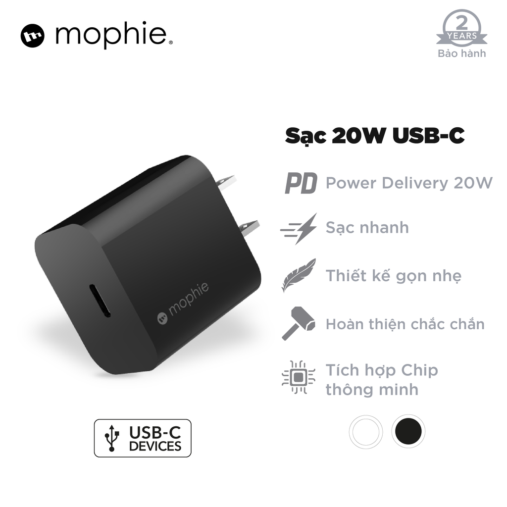 Sạc Mophie 20W USB-C