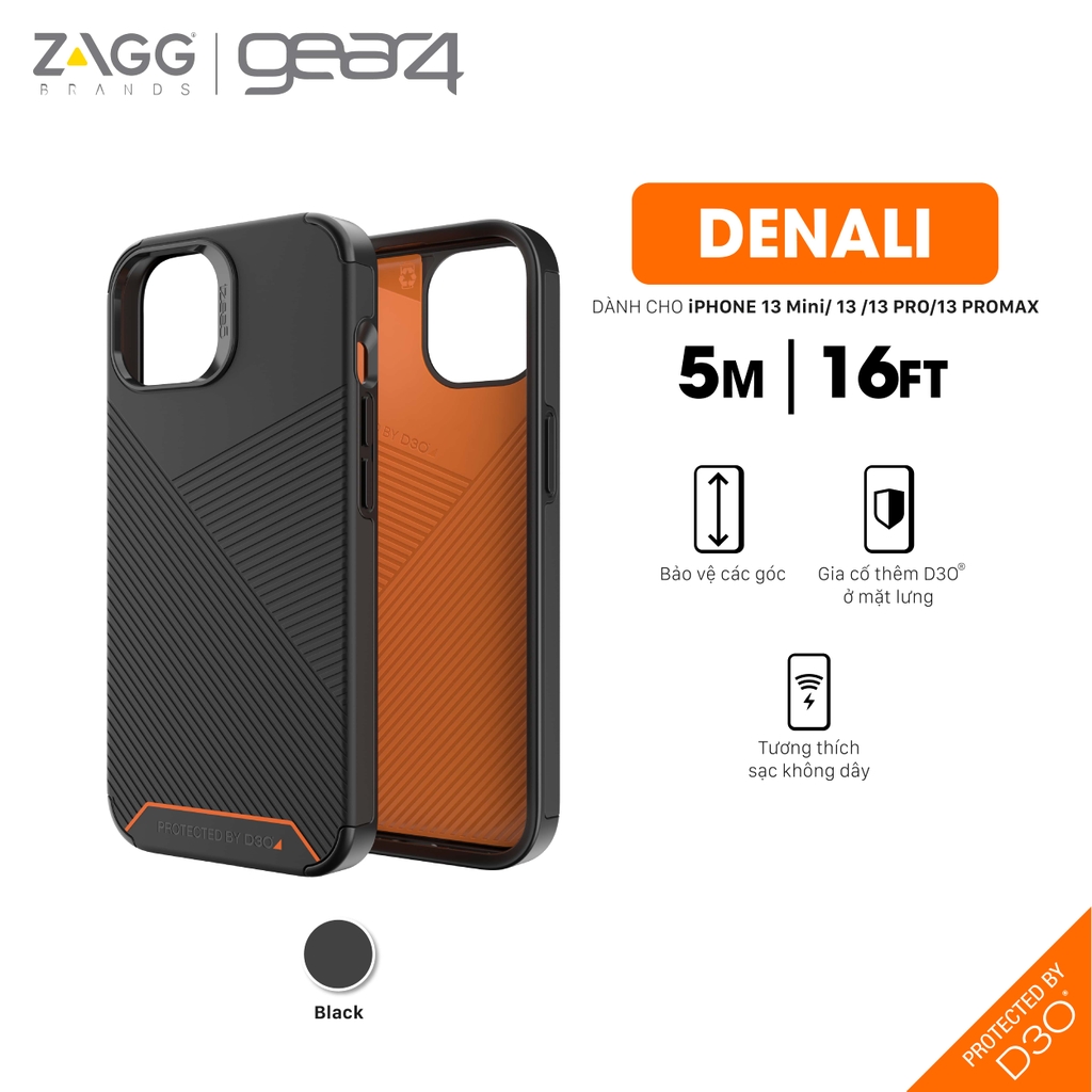 Ốp lưng iPhone 13 series - Gear4 Denali