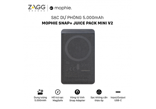 Sạc dự phòng Mophie Snap+ juice pack mini 5,000mAh V2