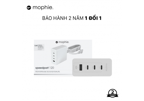 Hub sạc nhanh Mophie Power Delivety 120W GaN - 409909358