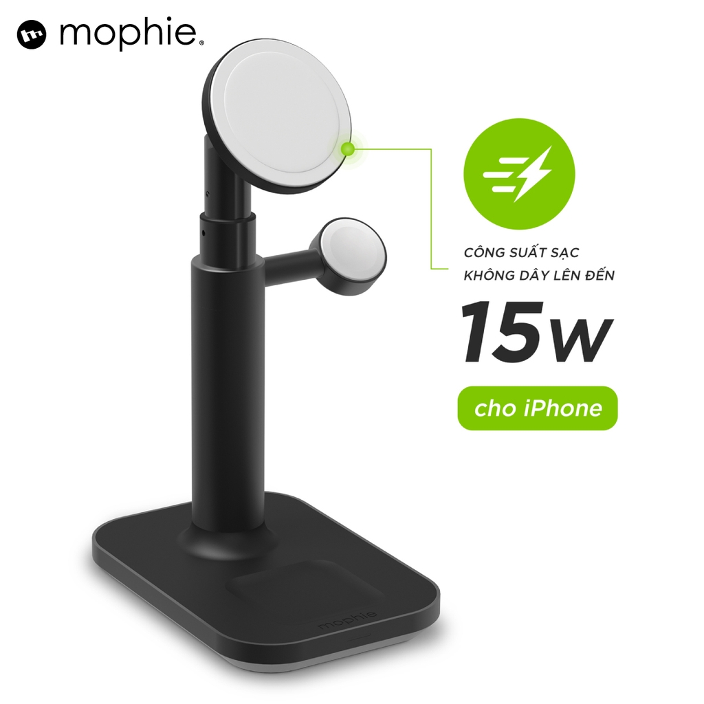 Đế sạc mophie 3in1 Extendable Stand