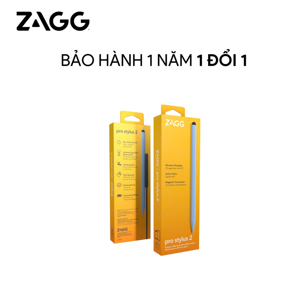 Bút cảm ứng ZAGG Pro Stylus 2 Pencil (Thường và Upgrade)