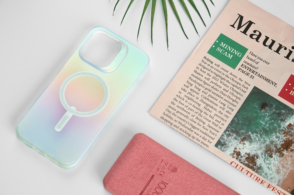 Ốp lưng iPhone 14 series - ZAGG Snap - Matte Iridescent