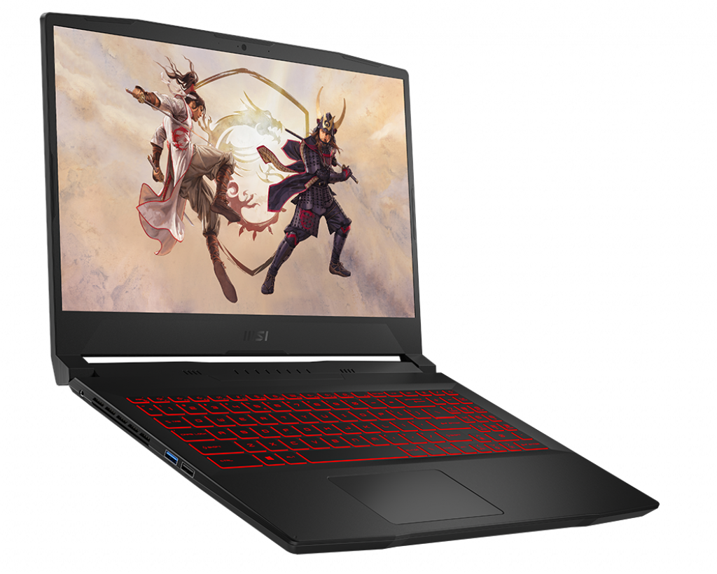 Máy tính xách tay MSI GF66 11UC-641VN (i7-11800H; 8GB; 512GB SSD; RTX 3050/4GB; 15.6FHD; Win10; Balô; Black_MSI Katana)