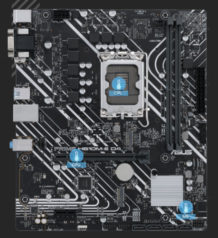 Mainboard Asus PRIME H610M-E D4