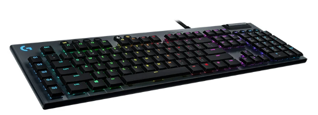 Bàn phím cơ Logitech Gaming G813 (Full Size/GL Clicky)