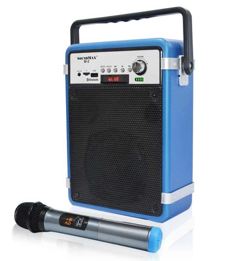 Loa bluetooth SoundMAX M2 (Xanh,Đen)