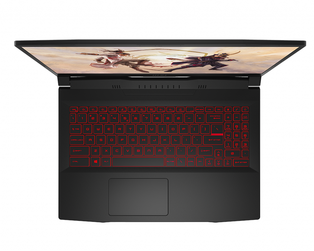 Máy tính xách tay MSI GF66 11UC-641VN (i7-11800H; 8GB; 512GB SSD; RTX 3050/4GB; 15.6FHD; Win10; Balô; Black_MSI Katana)