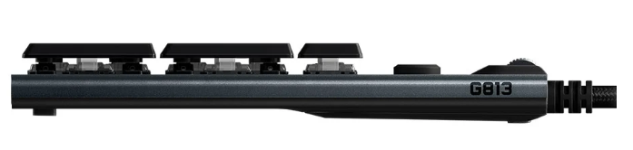 Bàn phím cơ Logitech Gaming G813 (Full Size/GL Clicky)