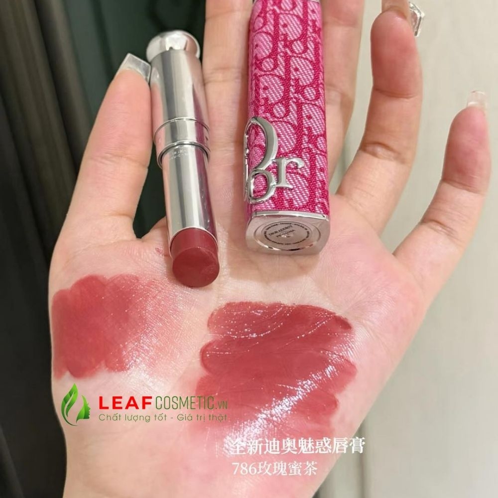 Son Dior Addict Hydrating Shine 786 D-Player - Đỏ Hồng Gỗ