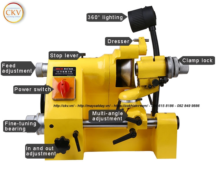 Máy mài đa năng 1 đá hồng MRCM MR-U2 cho mũi khoan, dao ngón