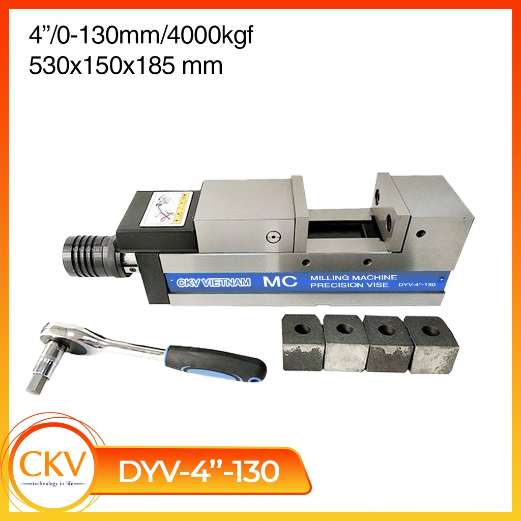 Eto thủy lực 4'' DYV-130 kẹp phôi chắc chắn