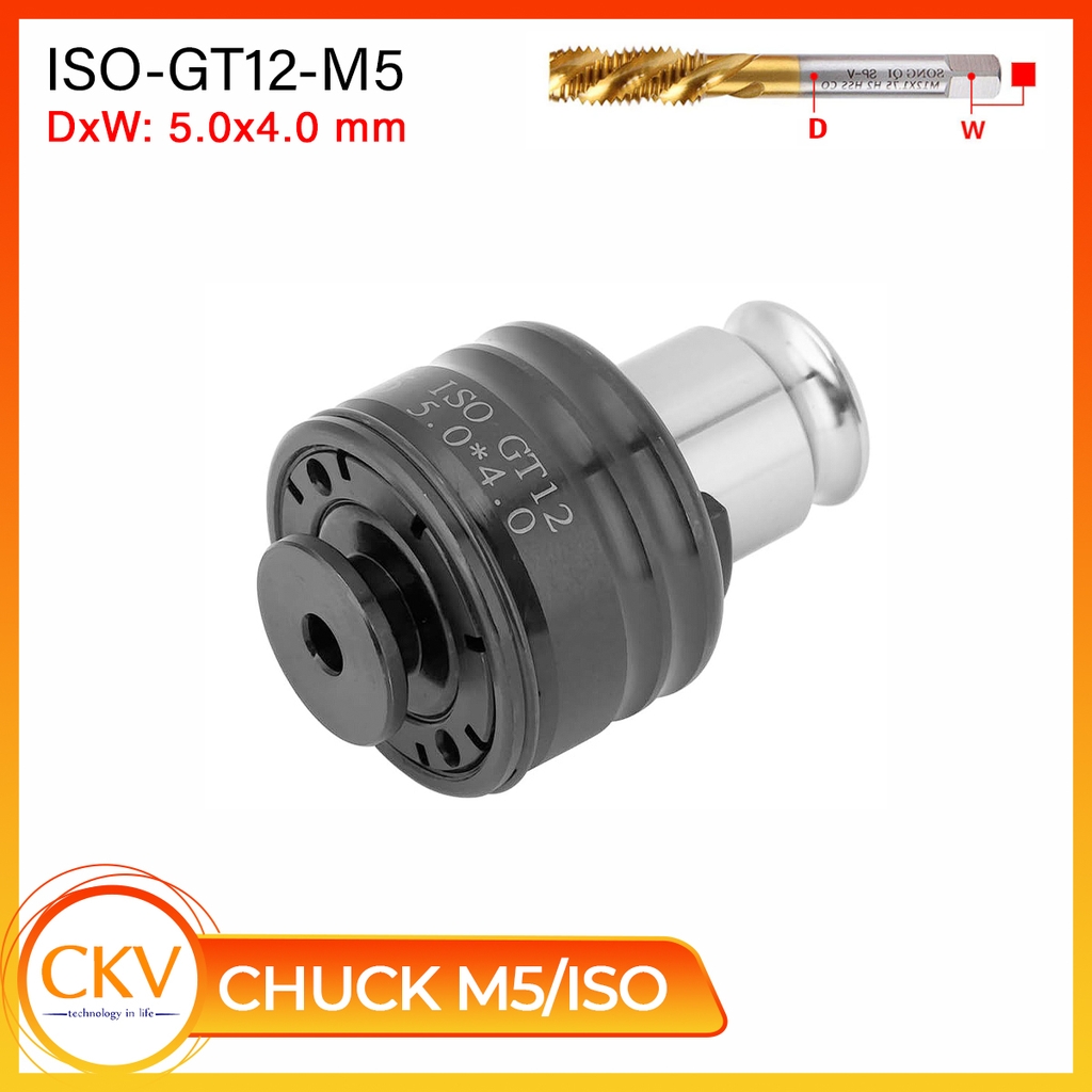 Chuck kẹp mũi taro ISO-GT12-M5