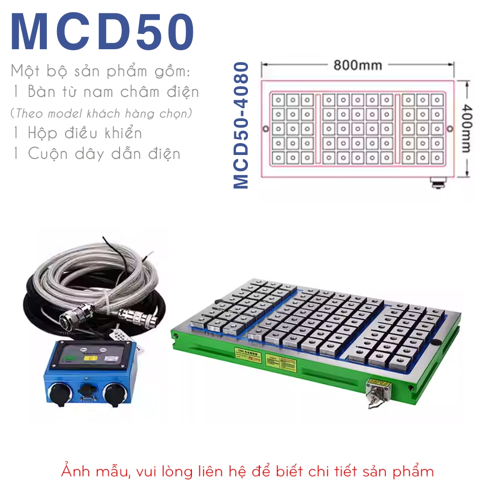 Bàn từ điện MCD50-4080 nhập khẩu, giá rẻ