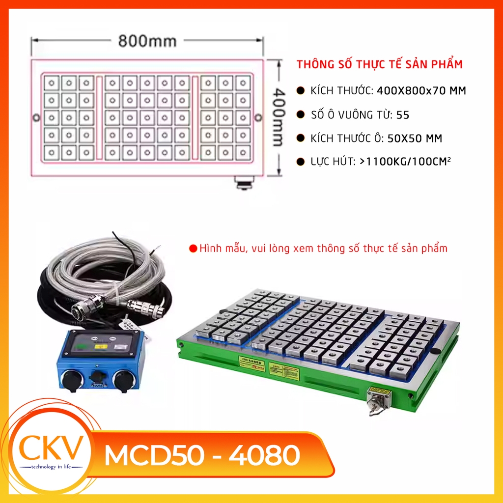 Bàn từ điện MCD50-4080 nhập khẩu, giá rẻ