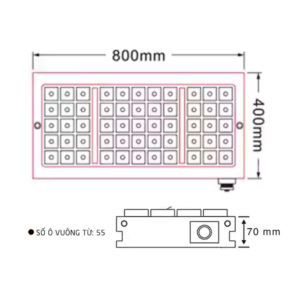 Bàn từ điện MCD50-4080 nhập khẩu, giá rẻ