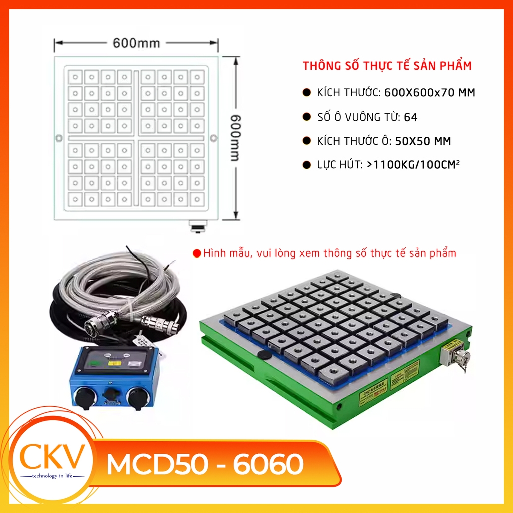 Bàn từ điện MCD50-6060 nhập khẩu, giá rẻ