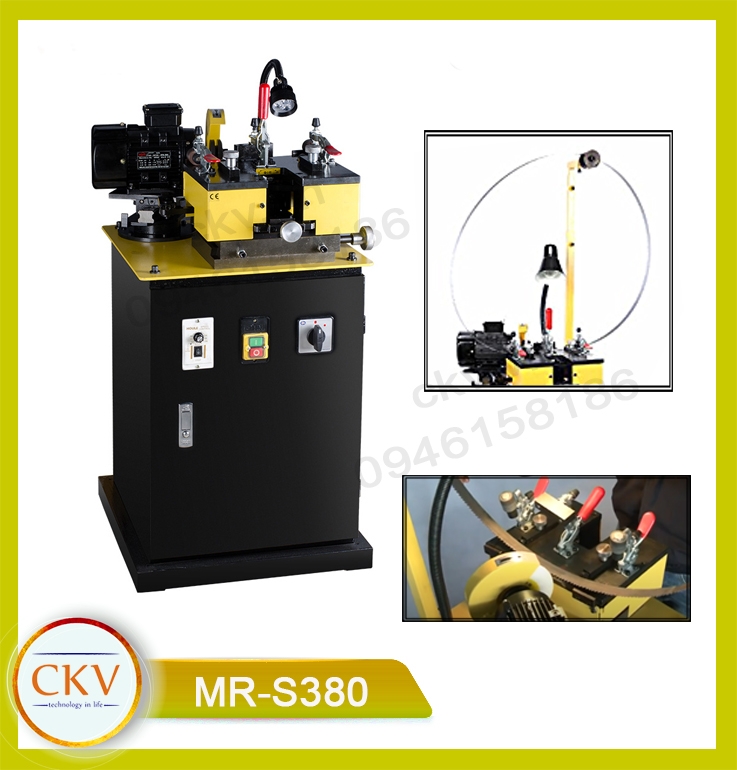 Máy mài lưỡi cưa vòng MRCM MR-S380 có đèn soi cao cấp