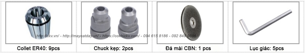 Máy mài mũi taro thẳng M16-M42 CKV-Y5C