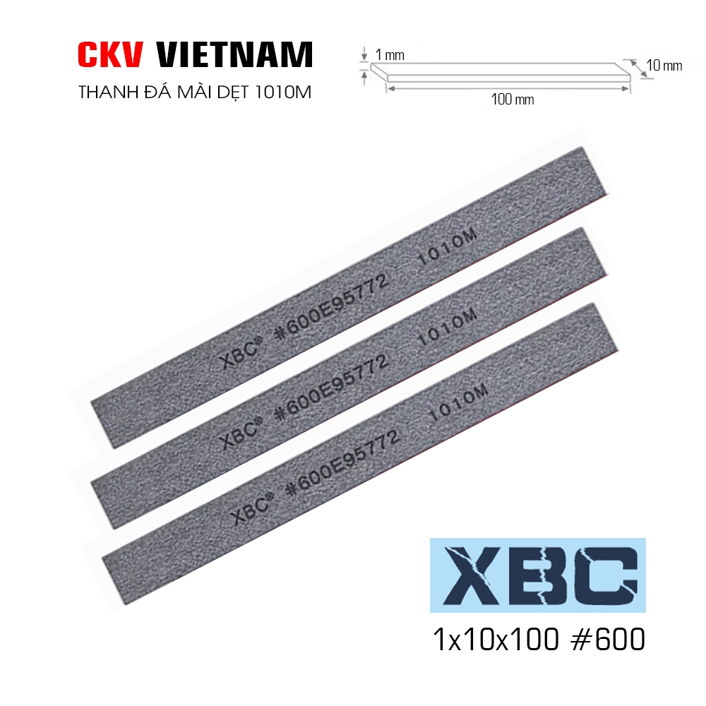 Thanh đá mài gốm XBC 1010M 1x10x100 #220-#1200 Japan