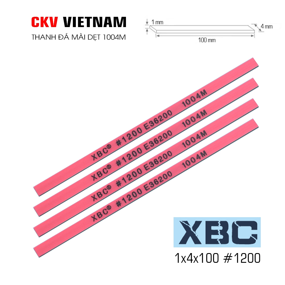 Thanh đá mài gốm XBC 1004M 1x4x100 #220-#1200 Japan