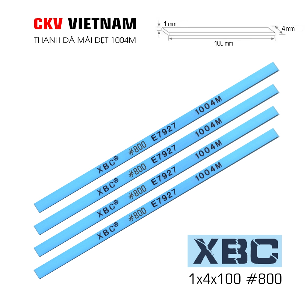 Thanh đá mài gốm XBC 1004M 1x4x100 #220-#1200 Japan