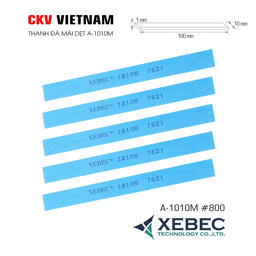 Thanh đá mài XEBEC A-1010M 1x10x100 #220-#1200 Japan