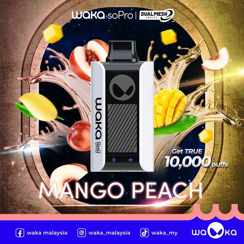 WAKA soPro Dual Mesh PA10000 Empowered By RELX Puffs Disposable Vape | Vape Pod 1 lần có sạc