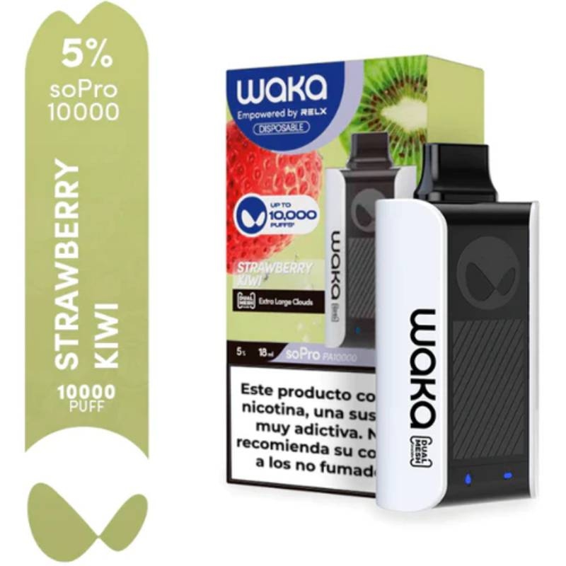 WAKA soPro Dual Mesh PA10000 By RELX | Strawberry Kiwi - Dâu Kiwi