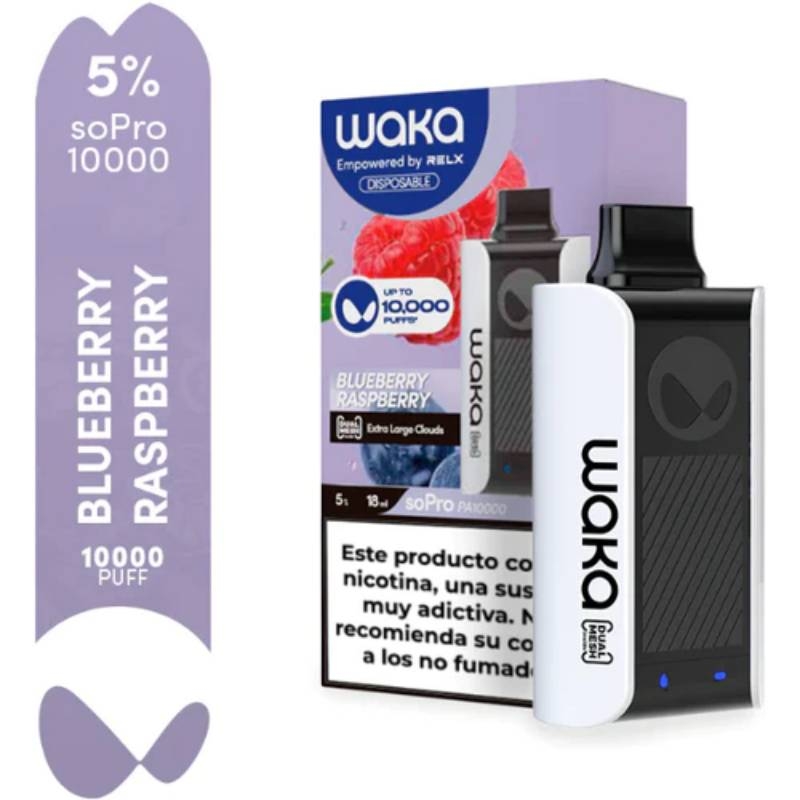 WAKA soPro Dual Mesh PA10000 Empowered By RELX Puffs Disposable Vape | Vape Pod 1 lần có sạc