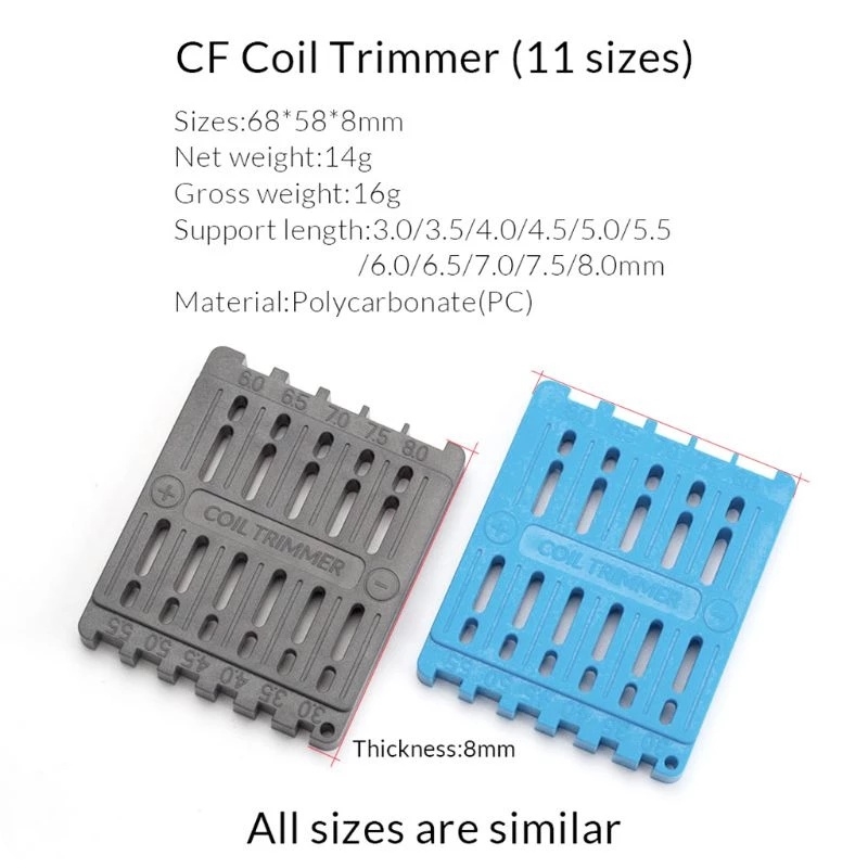 Dụng cụ hỗ trợ cắt Coil - CF Coil Trimmer 11 size