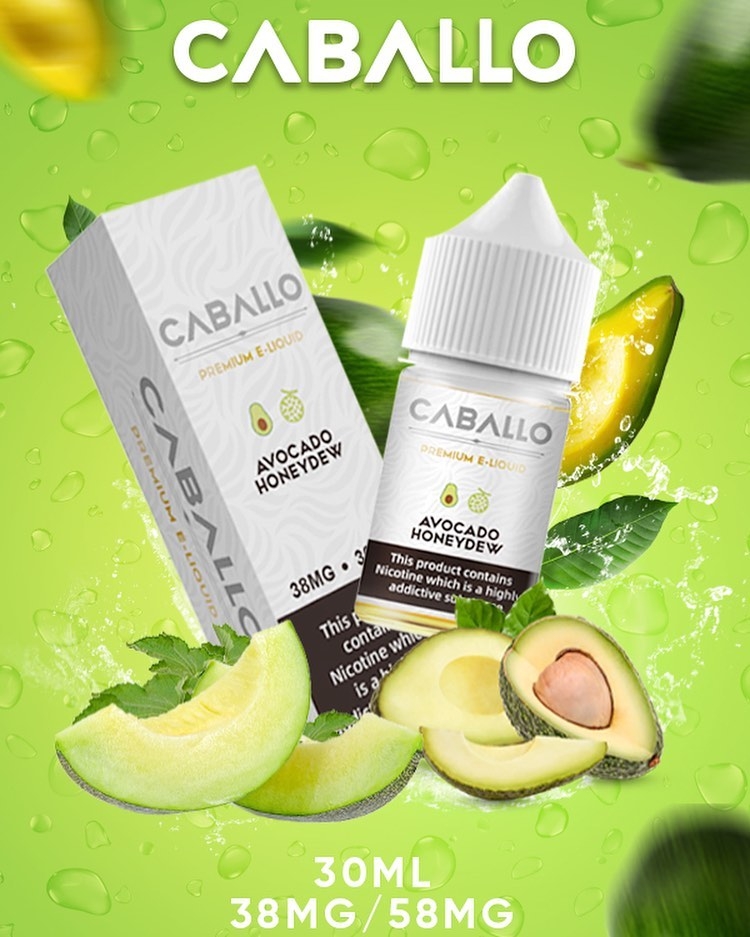 CABALLO Ejuice Saltnic | Avocado Honeydew - Bơ Dưa Gang