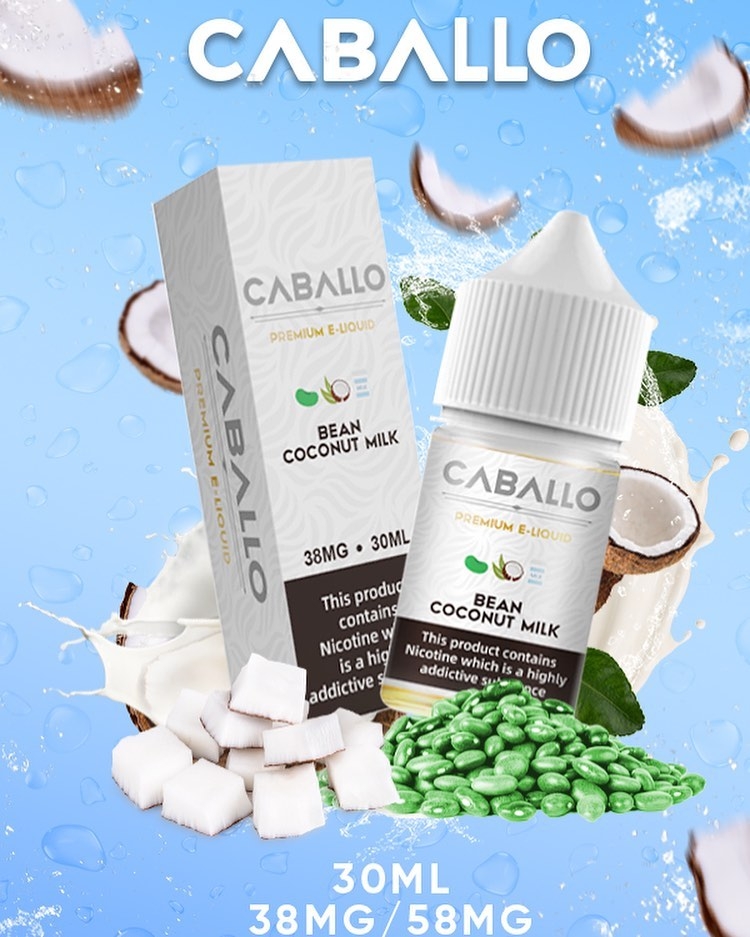 CABALLO Ejuice Saltnic | Bean Coconut Milk - Đậu Xanh Sữa Dừa