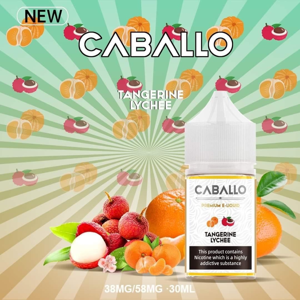 CABALLO Ejuice Saltnic | Tangerine Lychee - Quýt Vải