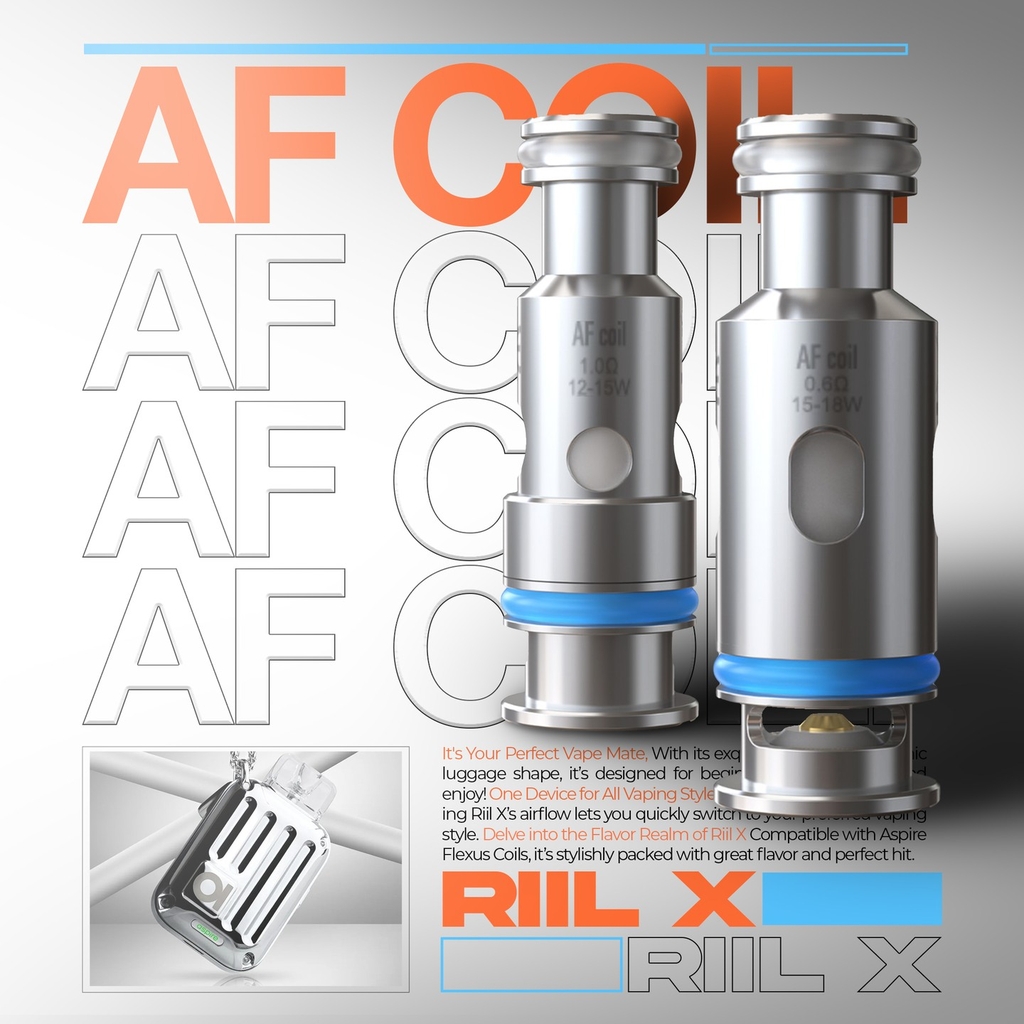 Aspire OCC AF MESH Coil 0.6 Ohm - 1.0 Ohm (5pcs/pack)