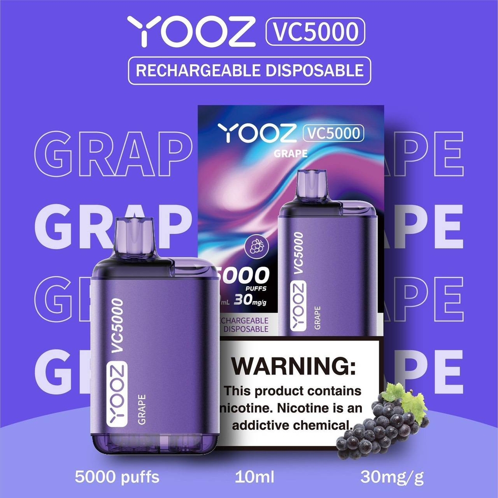 YOOZ VC 5000 puffs Disposable Vape | vapeland.vn