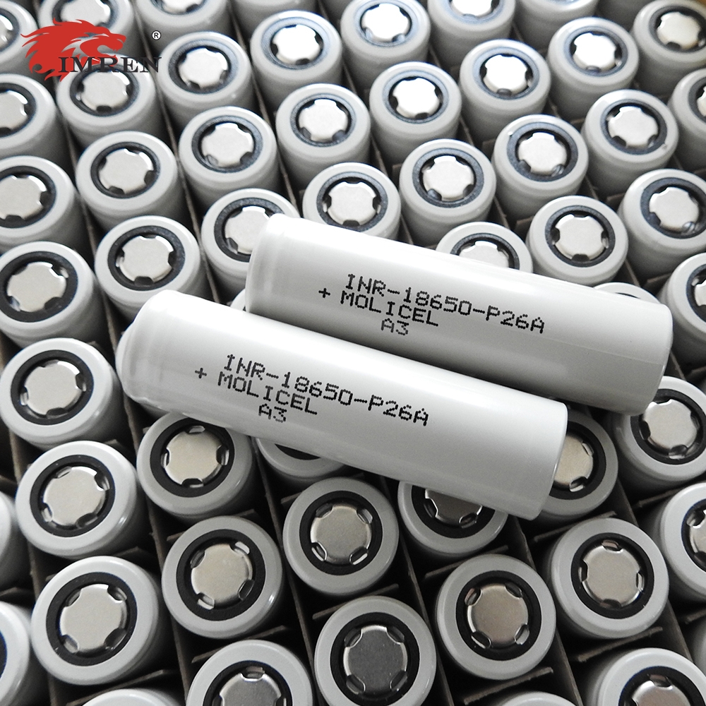 Pin Vape lithium Molicel INR 18650 P26A 35A 2600mah