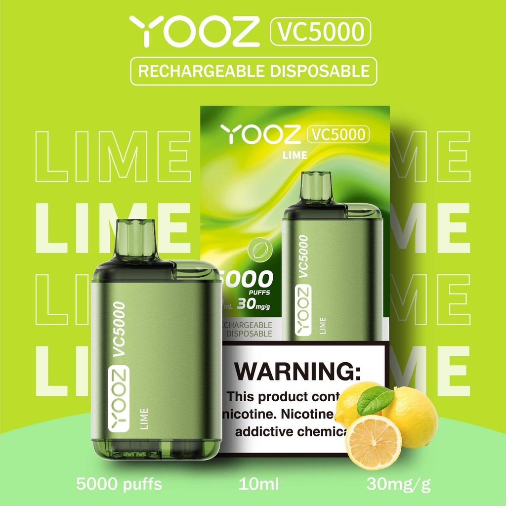 YOOZ VC 5000 puffs Disposable Vape | vapeland.vn