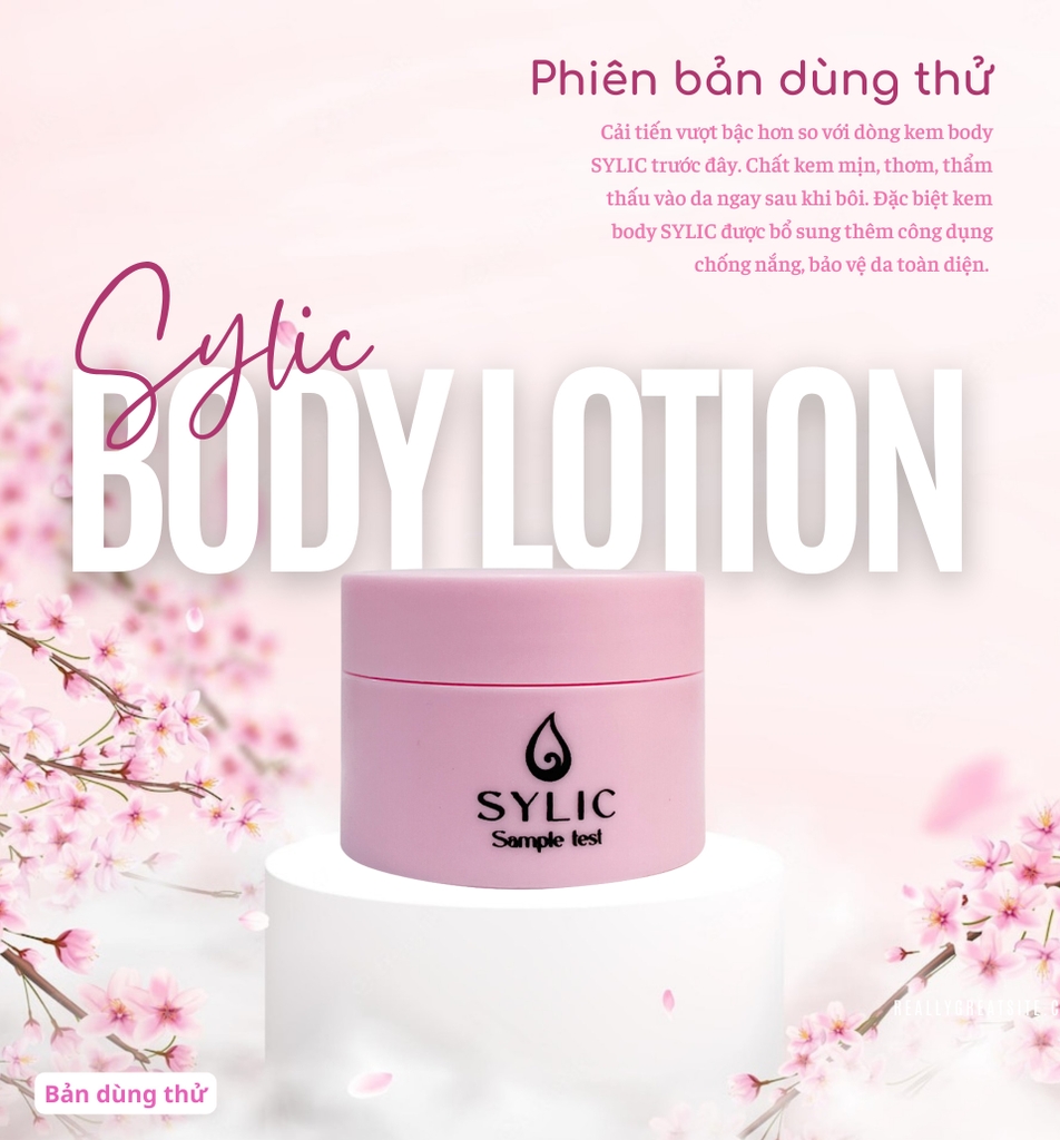 Kem Dưỡng Trắng Da Body Lotion Sylic Minisize